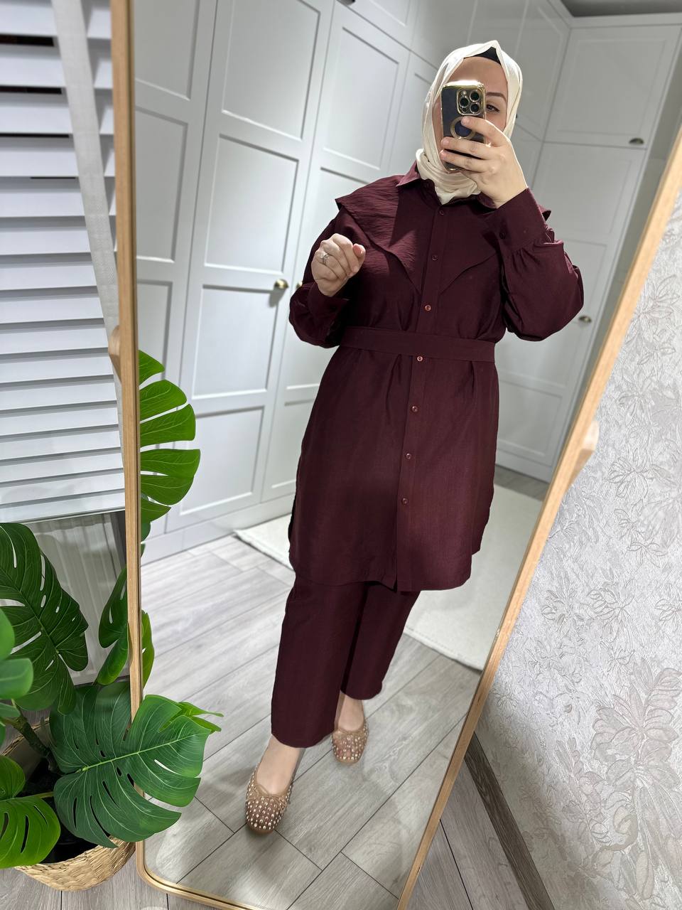 bordo ikili takım 